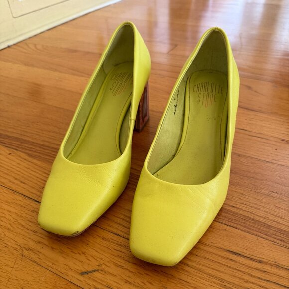 Charlotte Stone Estee Acid Colorblock Heel - Picture 2 of 5